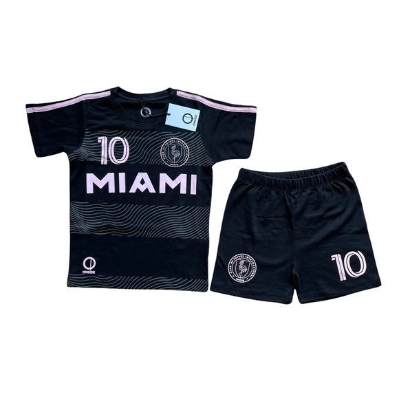 INTER MIAMI Soccer Team Kids Adults Unisex Pajama Jersey Short All Sizes Cotton - Picture 2 of 10